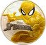 Tuvalu 1 Dollar Spiderman Gilded 2017 Proof ©MARVEL MARVEL SPIDERMAN coin reverse