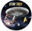 Tuvalu 1 Dollar (Star Trek USS Enterprise) STAR TREK TM 50 coin reverse