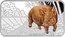 Tuvalu 1 Dollar Tamworth pig 2019 P Proof P 1 OZ 9999 SILVER IJ 猪 coin reverse