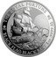 Tuvalu 1 Dollar (The Royal Fortune) THE ROYAL FORTUNE P BLACK FLAG: BLACK BART 1OZ .9999 AG coin reverse
