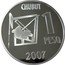 Argentina 1 Peso Anniversary of the Discovery of Oil in Argentina 2007  Proof KM# A145 CHUBUT 1 PESO 2007 coin reverse