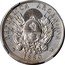 Argentina 1 Peso Liberty Pattern 1880  KM# Pn20 REPUBLICA ARGENTINA 1880 coin obverse