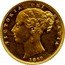 UK 1 Sovereign (Victoria Pattern) VICTORIA DEI GRATIA 1869 coin obverse