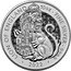 UK 10 Pounds Lion of England 2022  Bullion LION OF ENGLAND 10 OZ FINE SILVER 999.9 DL 2022 coin reverse