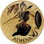 Tuvalu 100 Dollars (Athena the Goddess) P ATHENA coin reverse