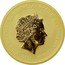 Tuvalu 100 Dollars (Hades) QUEEN ELIZABETH II IRB 1 OZ 9999 GOLD 2021 TUVALU 100 DOLLARS coin obverse