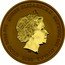 Tuvalu 100 Dollars (Ottifant) QUEEN ELIZABETH II IRB 1 OZ 9999 GOLD 2022 TUVALU 100 DOLLARS coin obverse