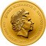 Tuvalu 100 Dollars (The Red Flag Fleet) QUEEN ELIZABETH II IRB 1 OZ 9999 GOLD 2021 TUVALU 100 DOLLARS coin obverse