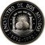 Argentina 1000 Australes The Meeting of Two Worlds 1991 Proof KM# 106 ENCVENTRO DE DOS MVNDOS 1492-1992 coin reverse