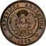 Argentina 2 Centavos Capped Liberty 1882 KM# 33 REPUBLICA ARGENTINA 1891 coin obverse