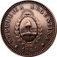Argentina 2 Centavos Coat of Arms 1940 KM# 38 REPUBLICA ARGENTINA 1946 coin obverse