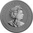 Australia 2 Dollars Dingo with Puppy 2022 P BU ELIZABETH II AUSTRALIA 2 OZ 9999 AG 2022 2 DOLLARS coin obverse