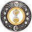Tuvalu 2 Dollars (Hourglass) P JM coin reverse