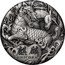 Tuvalu 2 Dollars Qi Lin and Unicorn 2018  KM# 410 IJ UNICORN 麒麟 coin reverse