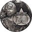 Tuvalu 2 Dollars (Worf) P TM 2017 CBS ARR STAR TREK TM THE NEXT GENERATION coin reverse