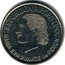 Argentina 2 Pesos 50 Years the Death of Eva Peron 2002 KM# 135.2 REPUBLICA ARGENTINA MARIA EVA DUARTE DE PERON coin obverse