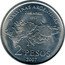 Argentina 2 Pesos 25th Anniversary of Malvinas Islands War 2007 KM# 144.1 MALVINAS ARGENTINAS 2 DE ABRIL 1982 2 PESOS 2007 coin reverse