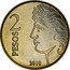 Argentina 2 Pesos Central Bank 75th Anniversary 2010 KM# 162.1 2010 2 PESOS coin reverse