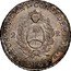 Argentina 2 Reales General Rosas 1842 KM# 12 REPUB ARGENT CONFEDERADA R 1842 2 R coin obverse