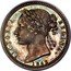 UK Two Shillings Victoria Pattern 1848  VICTORIA REGINA 1848 coin obverse