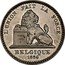 Belgium 20 Centimes Piedfort Essai 1859 KM# P2 L UNION FAIT LA FORCE BELGIQUE 1859 coin obverse