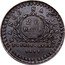 Argentina 20 Decimos Eagle Buenos Aires 1831 KM# 5 BUENOS AYRES 1830 BANCO NACIONAL 20 DECIM coin obverse