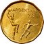 Argentina 20 Pesos World Soccer Championship 1978 KM# 75 ARGENTINA 78 coin obverse