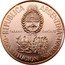 Argentina 25 Pesos National Republic Constitution Convention 1994 Proof KM# 116 REPUBLICA ARGENTINA PARANA SANTA FE CONSTITUCION NACIONAL coin obverse