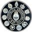 Argentina 25 Pesos The Doma Criolla 2000 Proof KM# 131 REPVBLICA ARGENTINA $25 2000 coin obverse