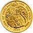 UK 25 Pounds Lion of England 2022  Bullion LION OF ENGLAND 1/4 OZ FINE GOLD 999.9 DL 2022 coin reverse