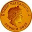 Tuvalu 30 Dollars Success Year of the Rooster 2017  Proof QUEEN ELIZABETH II IRB TUVALU 2017 coin obverse