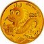 Tuvalu 30 Dollars Year of the Dragon - Prosperity 2012  Proof 1/5 OZ 9999 GOLD $30 coin reverse