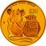 Tuvalu 30 Dollars (Year of the Mouse - Prosperity) 1/5 OZ 9999 GOLD $30 P 福 LB coin reverse
