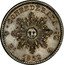 Argentina 4 Reales (Radiant Sun Pattern) KM# Pn10 CONFEDERADA 4 RS 1852 9 DS coin reverse