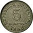 Argentina 5 Centavos Jose de San Martin 1955 KM# 50 JOSE DE SAN MARTIN coin reverse