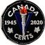 Canada 5 Cents (Victory in WWII) 1945 2020 CANADA TS V CENTS coin reverse