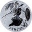 Tuvalu 5 Dollars (Athena Goddess) P ATHENA coin reverse