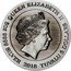 Tuvalu 5 Dollars Chinese Dragon Burning Bead 2018  QUEEN ELIZABETH II IRB 5 OZ 9999 SILVER 2018 TUVALU 5 DOLLARS coin obverse