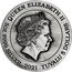 Tuvalu 5 Dollars (Fu Lu Shou) QUEEN ELIZABETH II IRB 5 OZ 9999 SILVER 2021 TUVALU 5 DOLLARS coin obverse