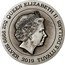 Tuvalu 5 Dollars Lunar Animals 2019  QUEEN ELIZABETH II IRB 5 OZ 9999 SILVER 2019 TUVALU 5 DOLLARS coin obverse