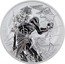 Tuvalu 5 Dollars (Zeus) P ZEUS TV coin reverse