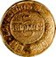 Argentina 5 Gramos Popper 1889 KM# Tn7 LAVADEROS DE ORO DEL SUR 5 GRAMOS coin reverse