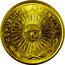 Argentina 5 Pesos Radiant Sunface 1977 KM# 71 REPUBLICA ARGENTINA coin obverse