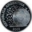 Argentina 5 Pesos XVIII World Championship Football 2003 Proof KM# 143 REPÚBLICA ARGENTINA 2003 coin obverse