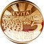 Argentina 5 Pesos 50 Years Since the Death of Eva Peron 2002 Proof KM# 142 EVITA 1952 5 PESOS 2002 coin reverse