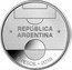 Argentina 5 Pesos FIFA World Cup Russia 2018  Proof KM# 190 REPÚBLICA ARGENTINA 5 PESOS 2018 coin obverse