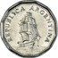 Argentina 5 Pesos Fragata Sarmiento 1964 KM# 59 REPUBLICA ARGENTINA coin obverse