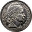 Argentina 50 Centavos Capped Liberty Bust Pattern 1941 KM# Pn55 LIBERTAD LUCIEN BAZOR 50 CS coin reverse