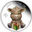 Tuvalu 50 Cents (Baby Ox) YEAR OF THE OX 牛 P AH coin reverse