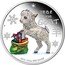 Tuvalu 50 Cents Year of the Goat Present 2015  Proof KM# 356 YEAR OF THE GOAT AH P 2015 1/2 OZ 999 SILVER 羊 coin reverse